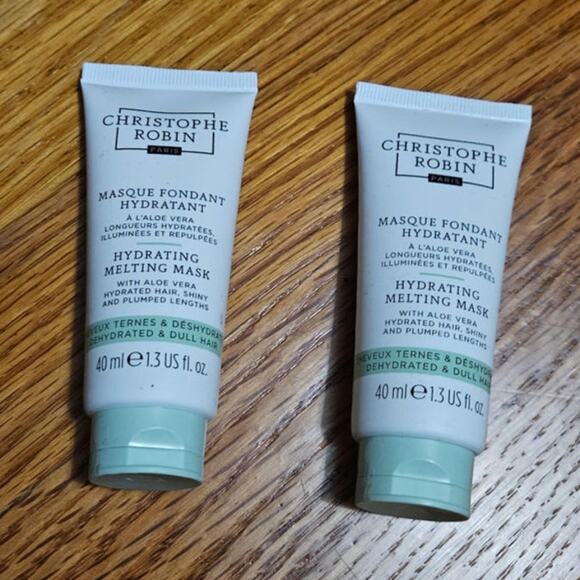 Lot of 2 Christophe Robin Hydrating Melting Mask ~ 40ML EACH ~ Travel Size - Picture 1 of 3